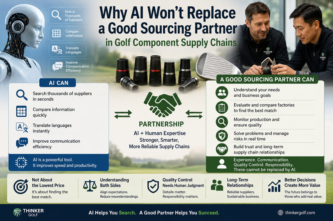 Why AI Won’t Replace a Good Sourcing Partner in Golf Component Supply Chains