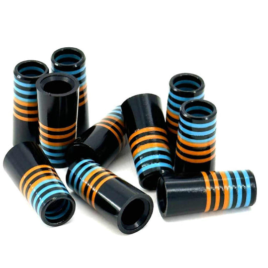 .355 ferrules blue/orange/black 