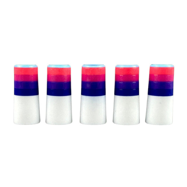 .355 shaft ferrules for Wedge pink/deep blue/white