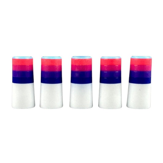.355 shaft ferrules for Wedge pink/deep blue/white