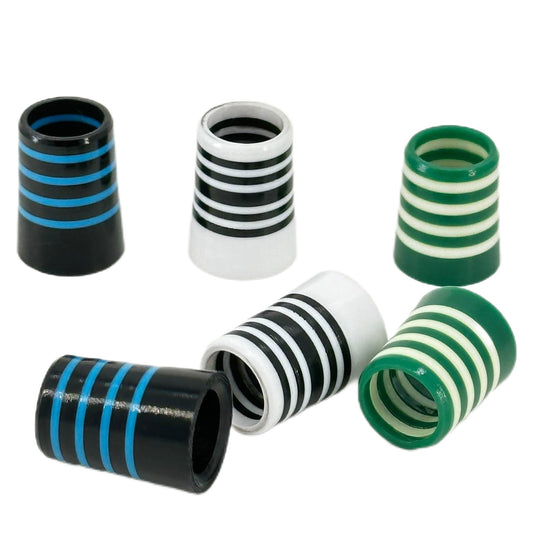 .370 Stripe Golf Ferrule For Golf Club Iron Wedge, blue/black, white/black, green/white