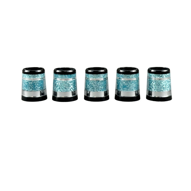 Glitter Shiny Golf Shaft Ferrules for Iron 370 Sea Blue