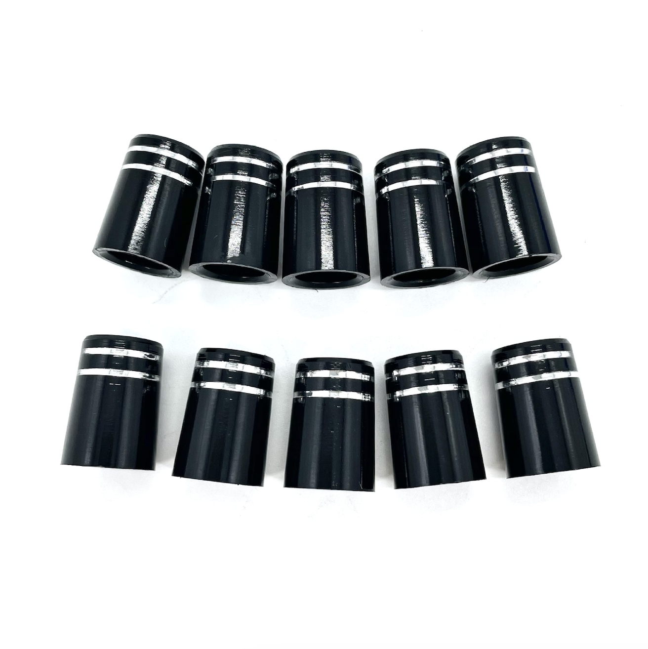 Golf Ferrules with Silver 2 Ring 10pcs