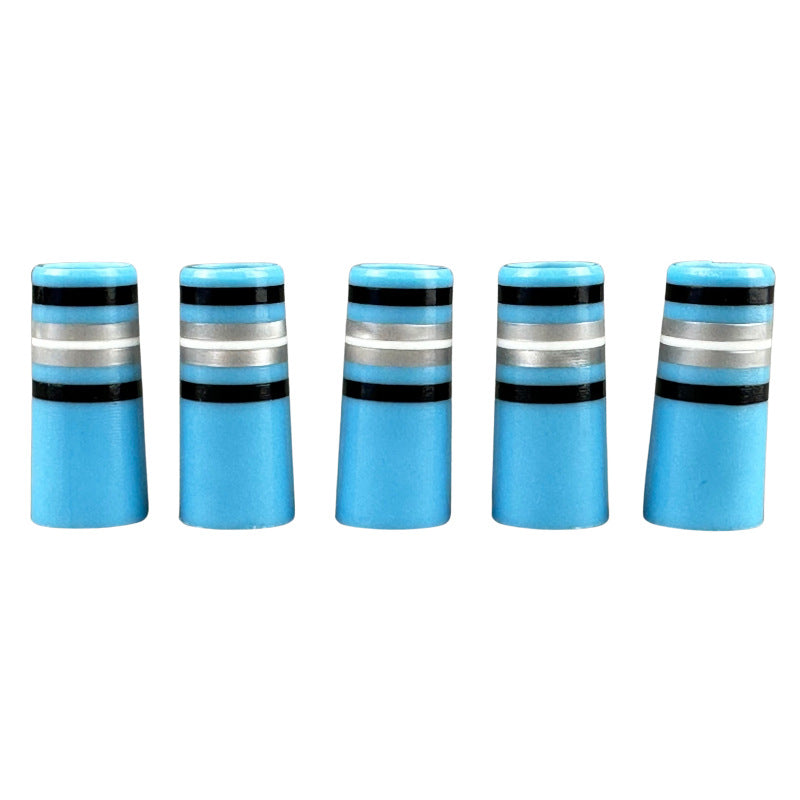 Golf Shaft Ferrules for Iron Wedge Tip.355/9.1*30*14mm Blue & Silver