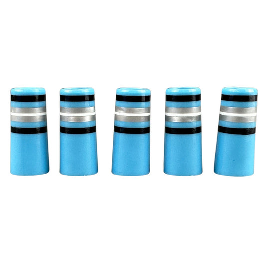 Golf Shaft Ferrules for Iron Wedge Tip.355/9.1*30*14mm Blue & Silver