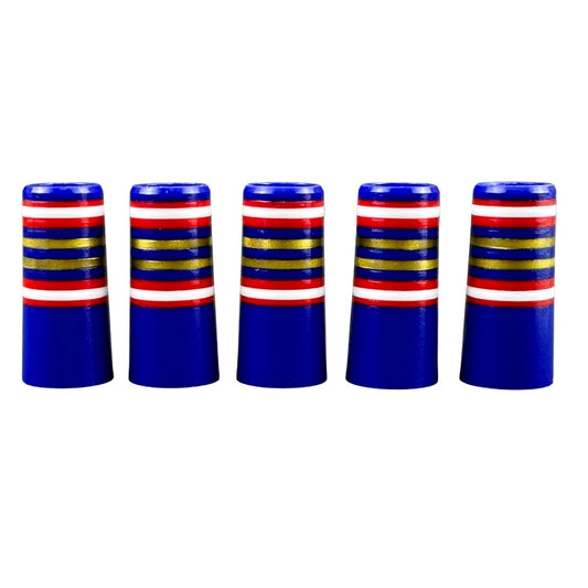 Golf Shaft Ferrules for Iron Wedge Tip.355 Blue & Yellow 