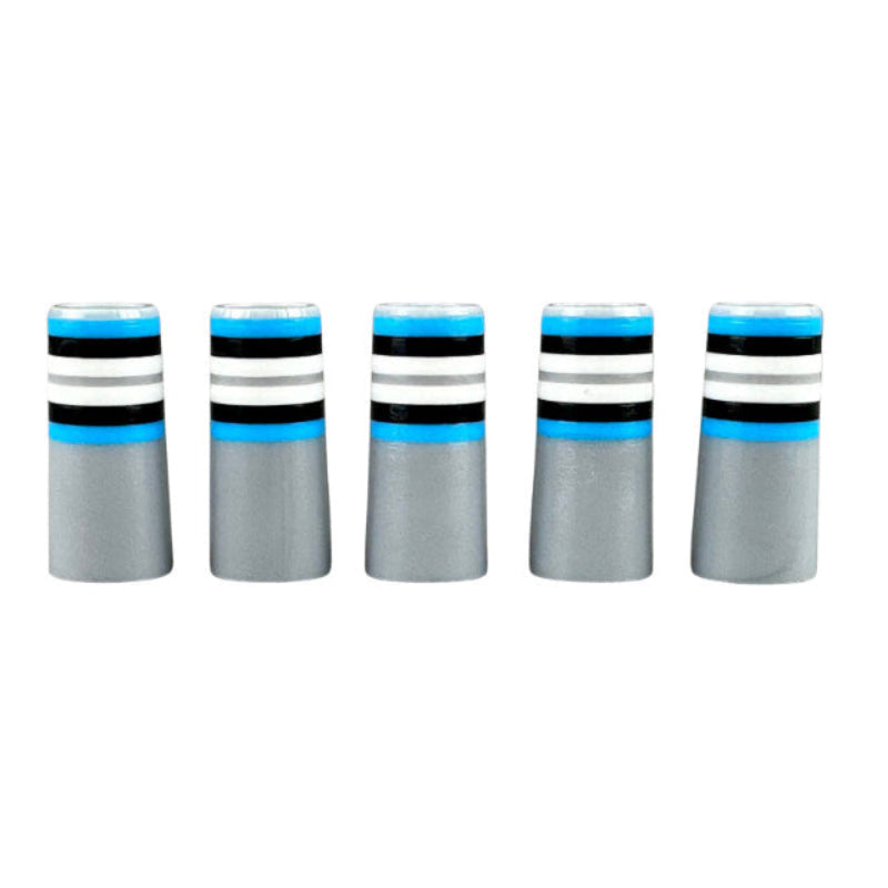 Golf Shaft Ferrules for Iron Wedge Tip.355/9.1*30*14mm Grey&Blue