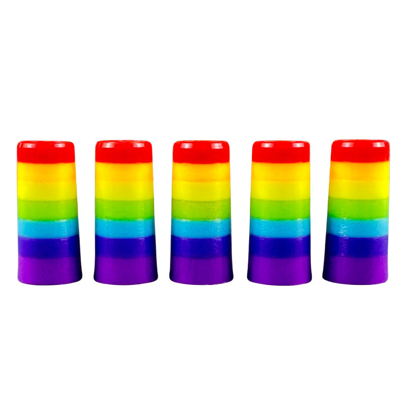 Golf Shaft Ferrules for Iron Wedge Tip.355/9.1*30*14mm Rainbow