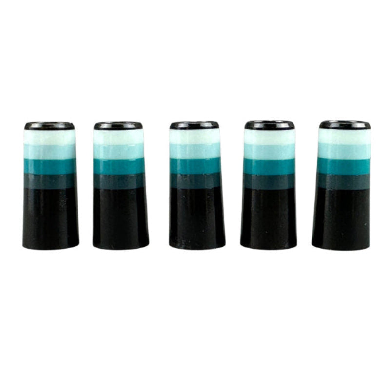 Golf Shaft Ferrules for Iron Wedge Tip.355 Black&Gradient Blue