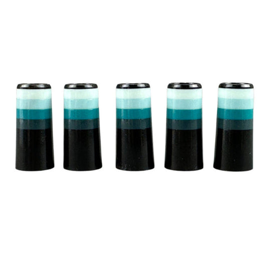 Golf Shaft Ferrules for Iron Wedge Tip.355 Black&Gradient Blue