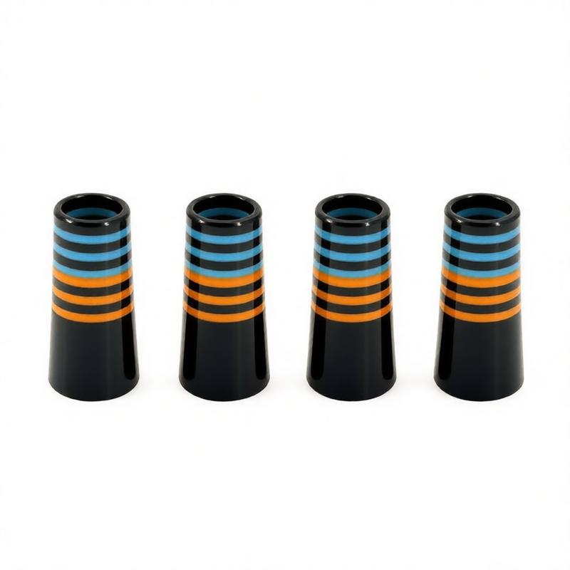 Golf Shaft Ferrules for Iron Wedge Tip.355 Black, Orange&Blue