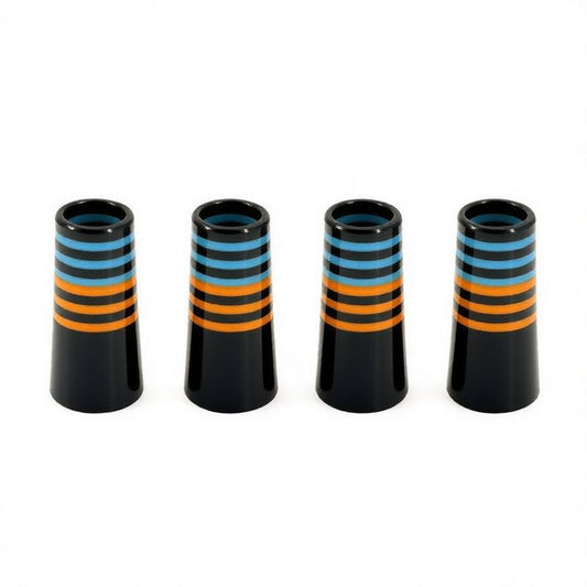 Golf Shaft Ferrules for Iron Wedge Tip.355 Black, Orange&Blue
