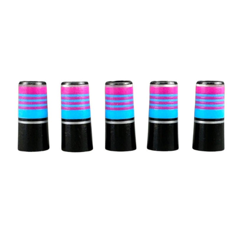 Golf Shaft Ferrules for Iron Wedge Tip.355 Black&Purple