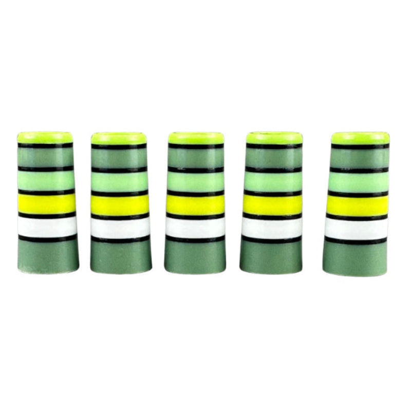 Golf Shaft Ferrules for Iron Wedge Tip.355 Green&Yellow