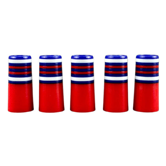 Golf Shaft Ferrules for Iron Wedge Tip.355 Red & Blue