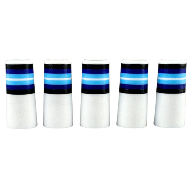 Golf Shaft Ferrules for Iron Wedge Tip.355 White&Blue