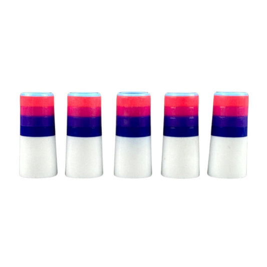 Golf Shaft Ferrules for Iron Wedge Tip.355 White&Red