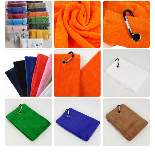 Golf Towels 100% cotton 40*64cm/15" x 25"