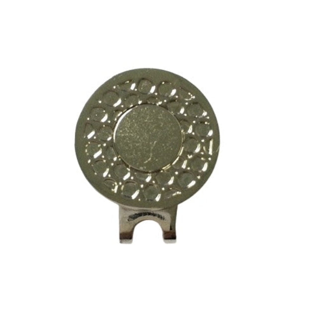 Chrome Plated Magnetic Clips for Golf Ball Markers diameter 25mm/0.98"