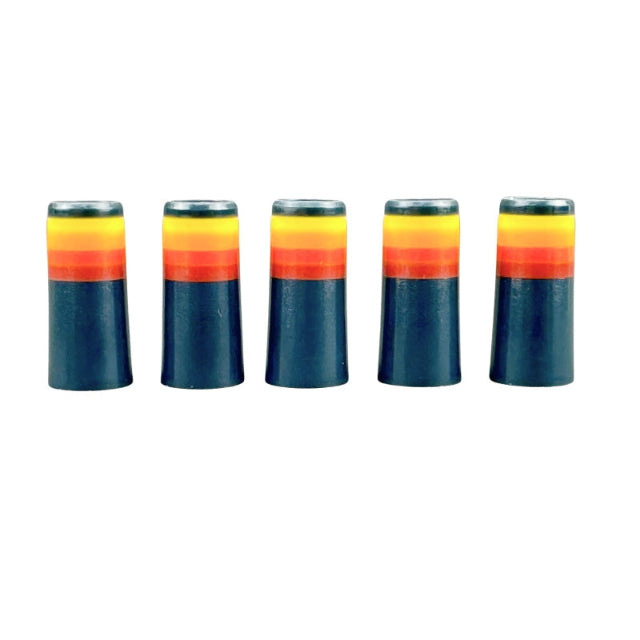 orange/light orange/black Golf Wedge Ferrules .355 